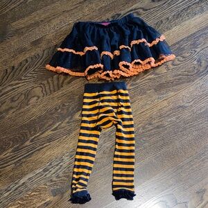 Halloween skirt & tights